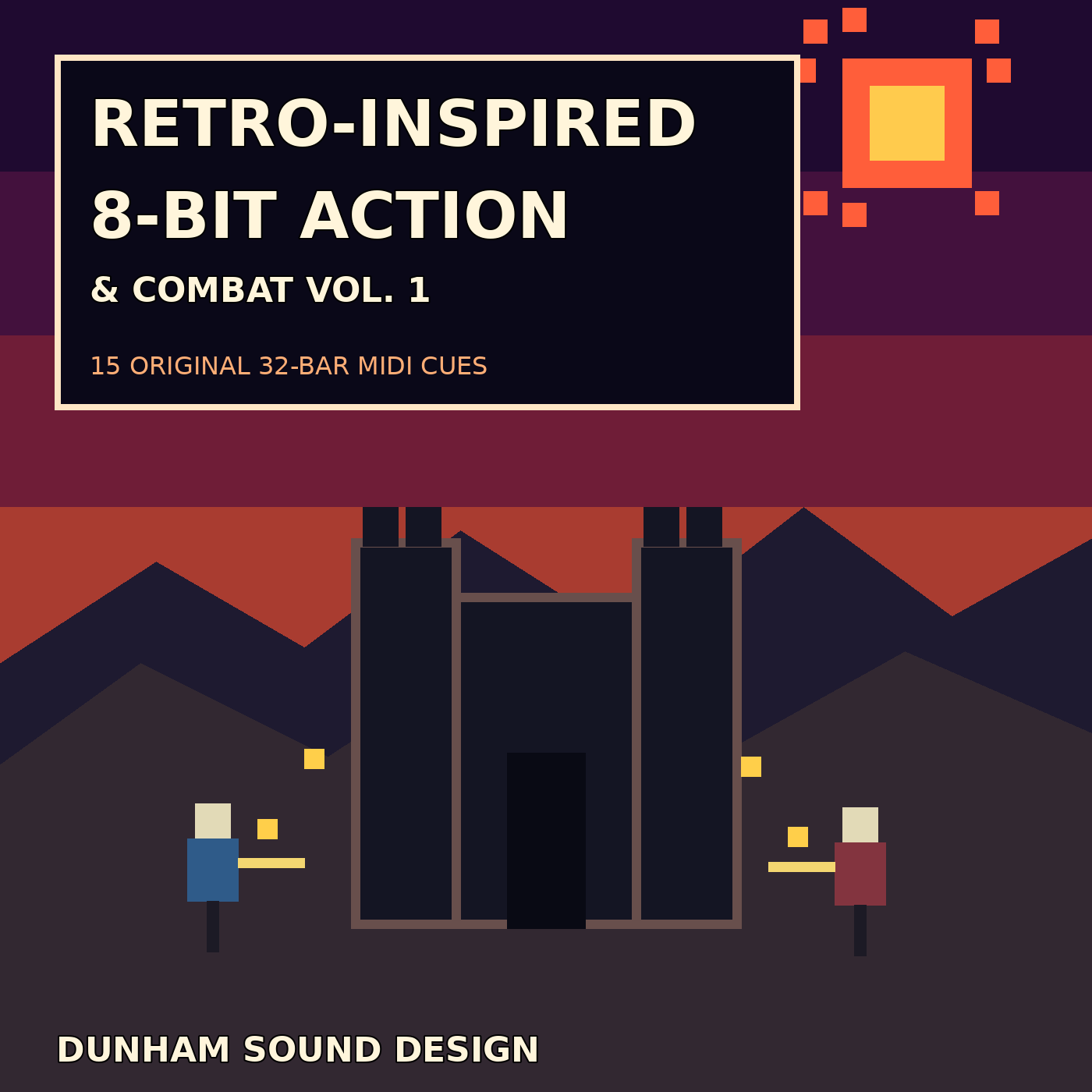Retro-Inspired 8-Bit Action & Combat Vol. 1