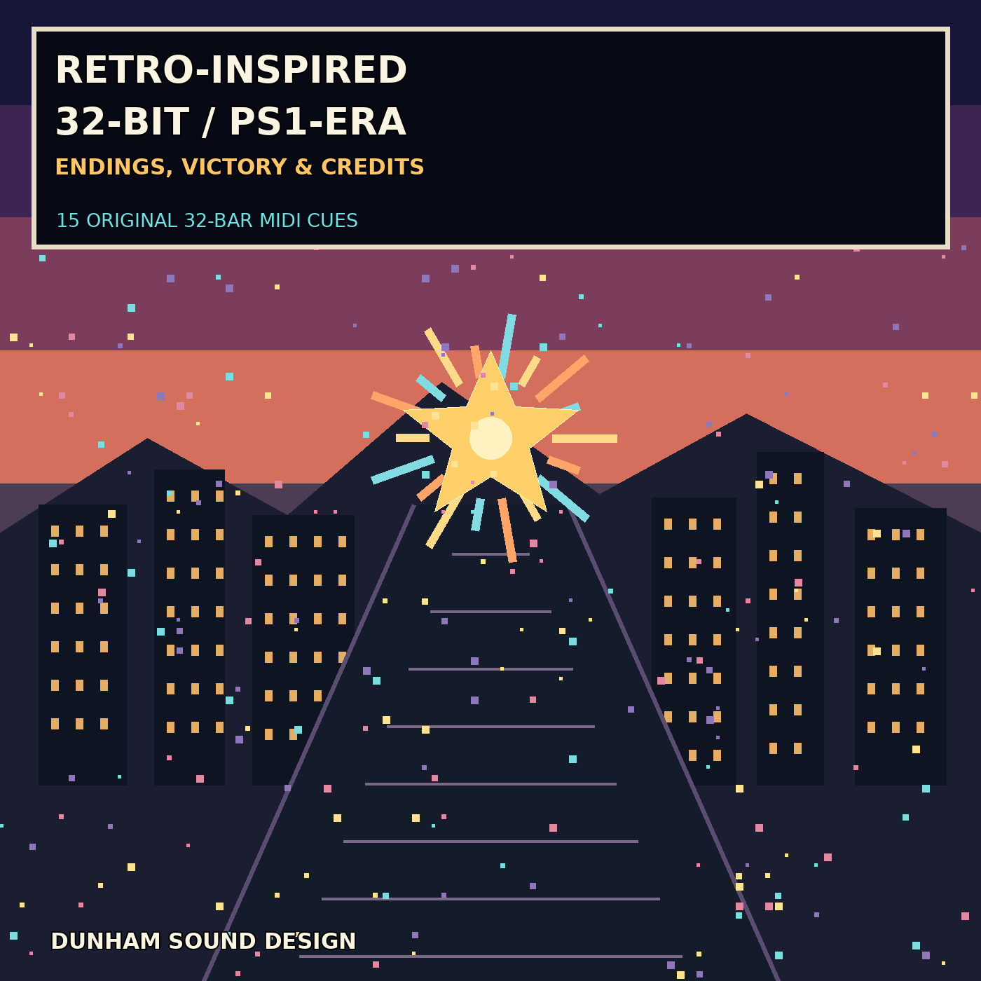 Retro-Inspired 32-Bit / PS1-Era Endings, Victory & Credits Vol. 1