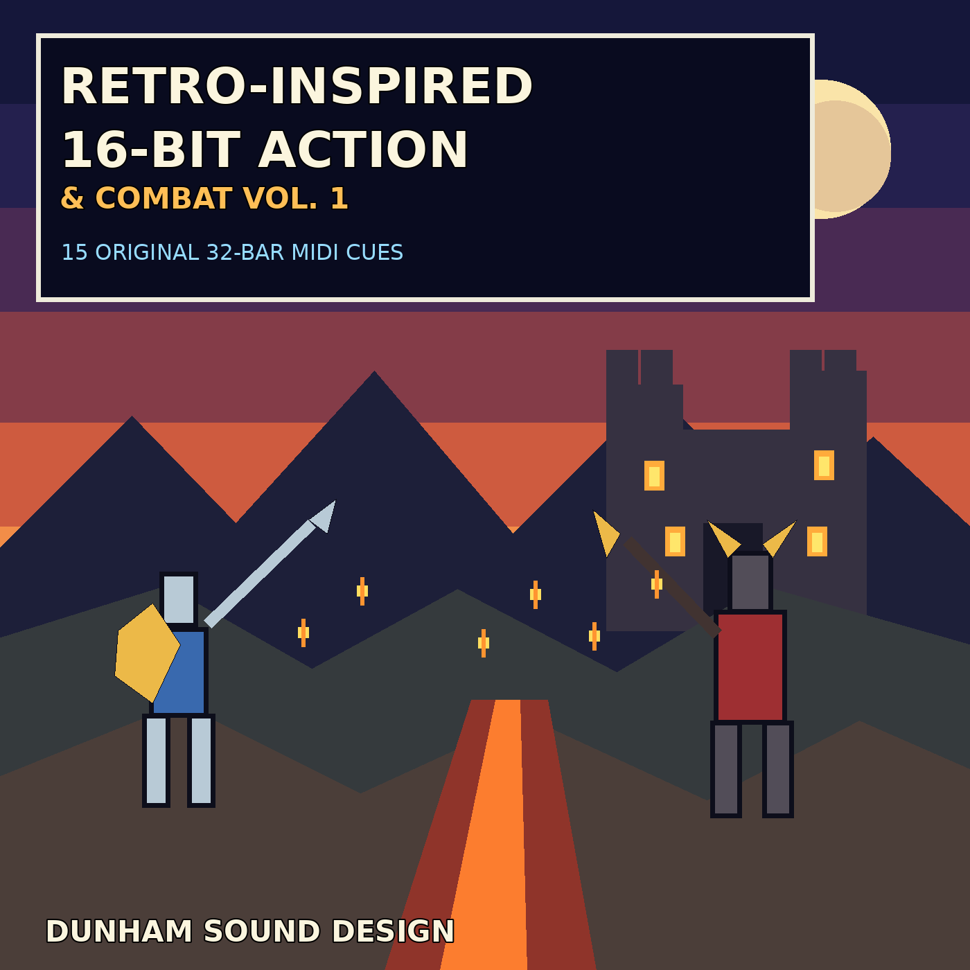 Retro-Inspired 16-Bit Action & Combat Vol. 1