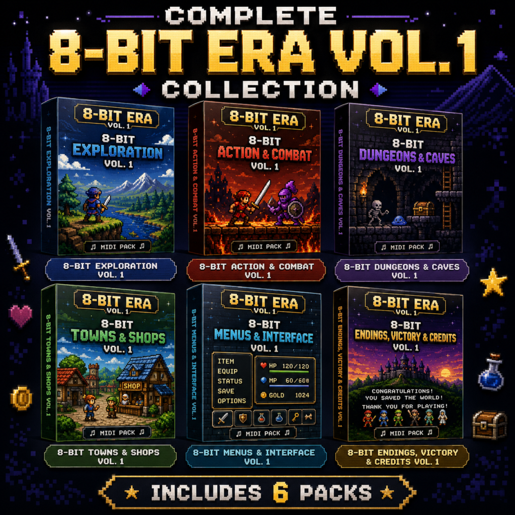 complete retro inspired 8 bit vol. 1 collection