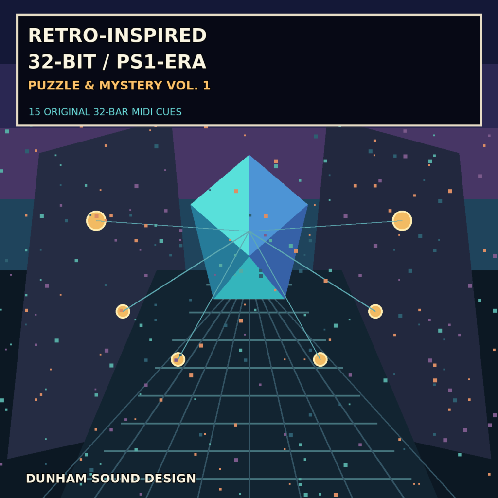 Retro-Inspired 32-Bit / PS1-Era Puzzle & Mystery Vol. 1 Cover 17 1024x1024