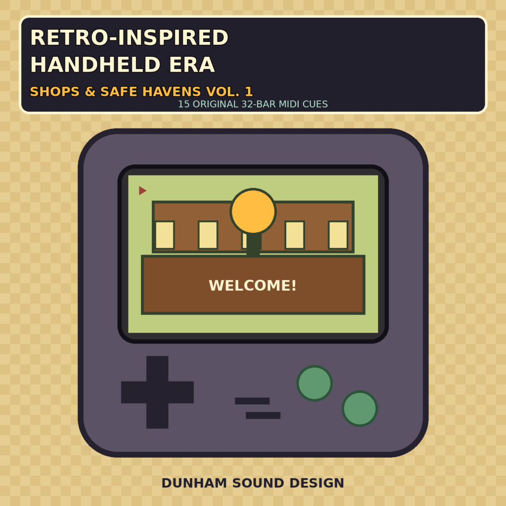 Retro-Inspired Handheld-Era Shops & Safe Havens Vol. 1 retro inspired handheld era shops & safe havens vol. 1 cover